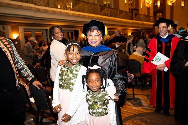 Dr. Rosalyn Brown Betty and her daughters